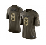 Youth Nike Cleveland Browns #8 Kevin Hogan Limited Green Salute to Service NFL Jersey