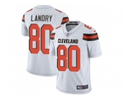 Youth Nike Cleveland Browns #80 Jarvis Landry White Stitched NFL Vapor Untouchable Limited Jersey