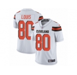 Youth Nike Cleveland Browns #80 Ricardo Louis Vapor Untouchable Limited White NFL Jersey