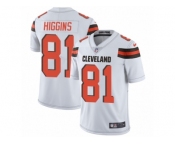 Youth Nike Cleveland Browns #81 Rashard Higgins White Vapor Untouchable Limited Player NFL Jersey