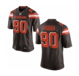 Youth Nike Cleveland Browns #90 Emmanuel Ogbah Brown Team Color NFL Jersey