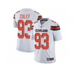 Youth Nike Cleveland Browns #93 Trevon Coley White Vapor Untouchable Limited Player NFL Jersey
