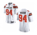 Youth Nike Cleveland Browns #94 Carl Nassib White NFL Jersey