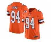 Youth Nike Cleveland Browns #94 Domata Peko Limited Orange Rush NFL Jersey