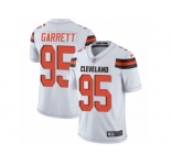 Youth Nike Cleveland Browns #95 Myles Garrett Vapor Untouchable Limited White NFL Jersey