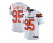 Youth Nike Cleveland Browns #95 Myles Garrett Vapor Untouchable Limited White NFL Jersey