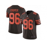 Youth Nike Cleveland Browns #96 Xavier Cooper Limited Brown Rush NFL Jersey
