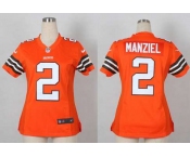 nike women nfl jerseys cleveland browns #2 manziel orange[nike]