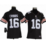 nike youth nfl jerseys cleveland browns #16 joshua cribbs brown[nike]