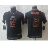 nike youth nfl jerseys cleveland browns #2 manziel black[Elite lights out]