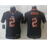 nike youth nfl jerseys cleveland browns #2 manziel black[Elite united sideline]