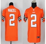 nike youth nfl jerseys cleveland browns #2 manziel orange[nike]