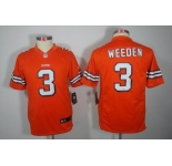 nike youth nfl jerseys cleveland browns #3 weeden orange[nike limited]