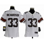 nike youth nfl jerseys cleveland browns #33 richardson white[nike]