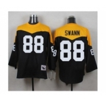 Mitchell And Ness 1967 Pittsburgh Steelers #88 Lynn Swann Black Yelllow Throwback Mens Stitched NFL Jersey