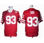 NCAA Nebraska Cornhuskers #93 Ndamukong Suh Red