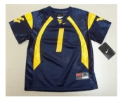 NCAA Nike West Virginia Mountaineers #1 Tavon Austin  blue