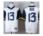 NCAA Virginia Mountaineers #13 Andrew Buie white Jerseys(Elite)