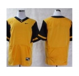 NCAA Virginia Mountaineers Blank Gold Jerseys(Elite)