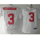 ncaa Alabama Crimson Tide #3 Richardson White