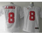 ncaa Alabama Crimson Tide #8 J.Jones White