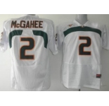ncaa Miami Hurricanes #2 McGahee White