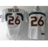 ncaa Miami Hurricanes #26 Taylor White