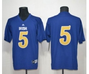 ncaa Notre Dame Fighting Irish #5 Navy blue