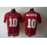 ncaa (alabama crimson) #10 mccarron red