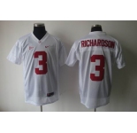 ncaa (alabama crimson) #3 richardson white