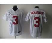 ncaa (alabama crimson) #3 richardson white