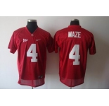 ncaa (alabama crimson) #4 maze red