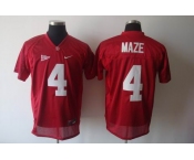 ncaa (alabama crimson) #4 maze red