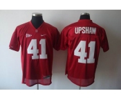 ncaa (alabama crimson) #41 upshaw red