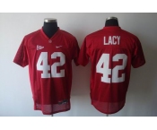 ncaa (alabama crimson) #42 lacy red