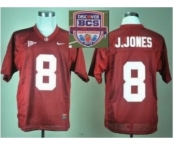 ncaa alabama crimson tide #8 j.jones red[2013 bcs]