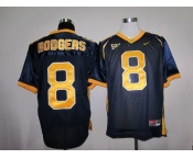 ncaa california golden bears #8 rodgers blue