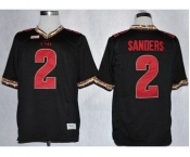 ncaa florida state seminoles #2 sanders black[fsu]