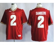 ncaa florida state seminoles #2 sanders red[fsu]
