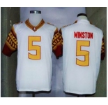 ncaa florida state seminoles #5 winston white[new]