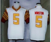 ncaa florida state seminoles #5 winston white[new]