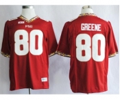 ncaa florida state seminoles #80 rashad greene red[fsu]