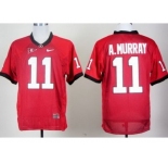 ncaa georgia bulldogs #11 aaron murray red