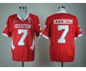 ncaa houston cougars #7 keenum red