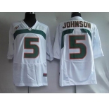 ncaa jerseys #5 johnson white