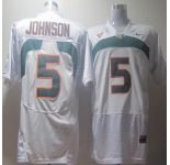ncaa jerseys Andre Johnson #5 white