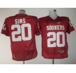 ncaa jerseys Billy Sims #20 Red