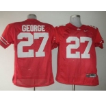 ncaa jerseys Eddie Geroge #27 Red