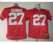 ncaa jerseys Eddie Geroge #27 Red