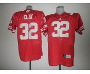 ncaa jerseys John Clay #32 red
